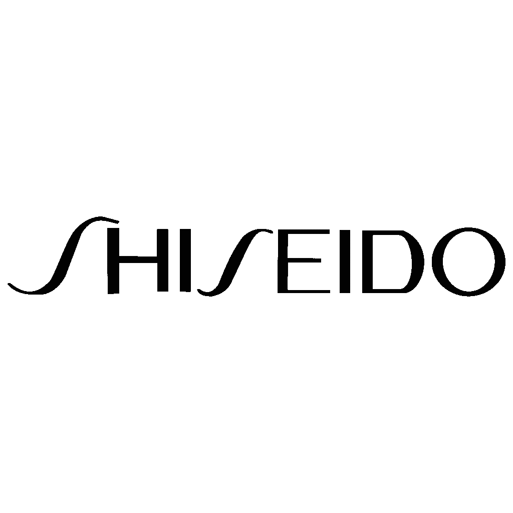 shiseido logo black and white